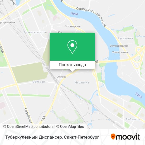 Карта Туберкулезный Диспансер