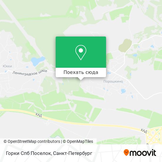 Карта Горки Спб Поселок