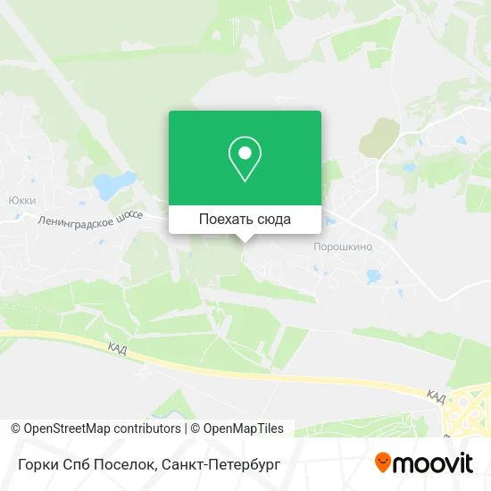 Карта Горки Спб Поселок