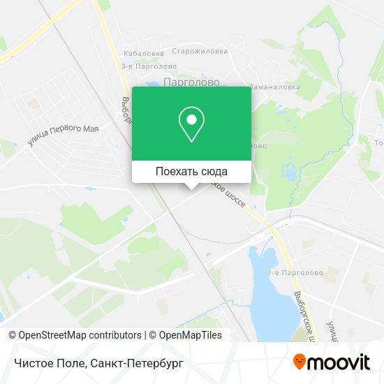 Карта Чистое Поле
