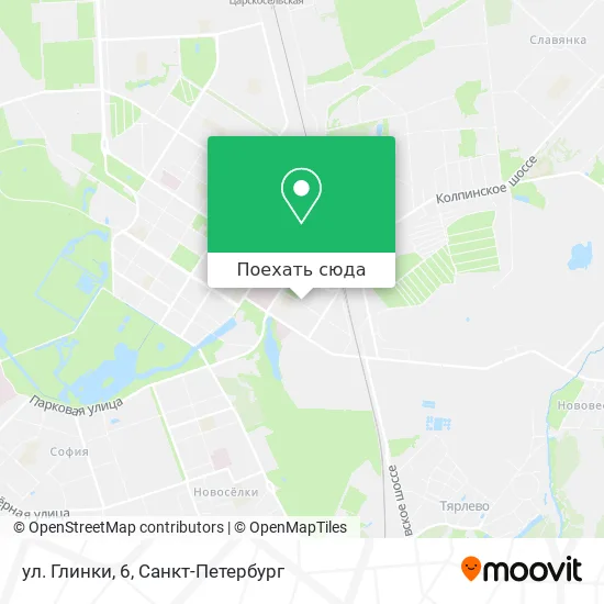 Карта ул. Глинки, 6