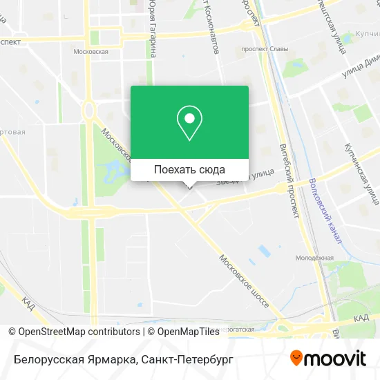Карта Белорусская Ярмарка
