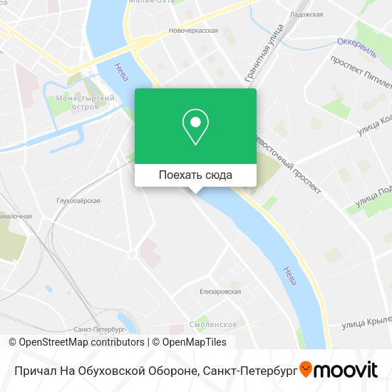 Карта Причал На Обуховской Обороне