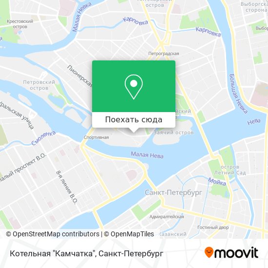 Карта Котельная "Камчатка"