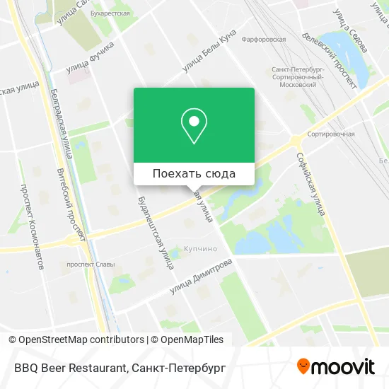 Карта BBQ Beer Restaurant