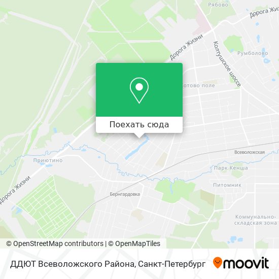 Карта ДДЮТ Всеволожского Района