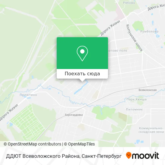 Карта ДДЮТ Всеволожского Района