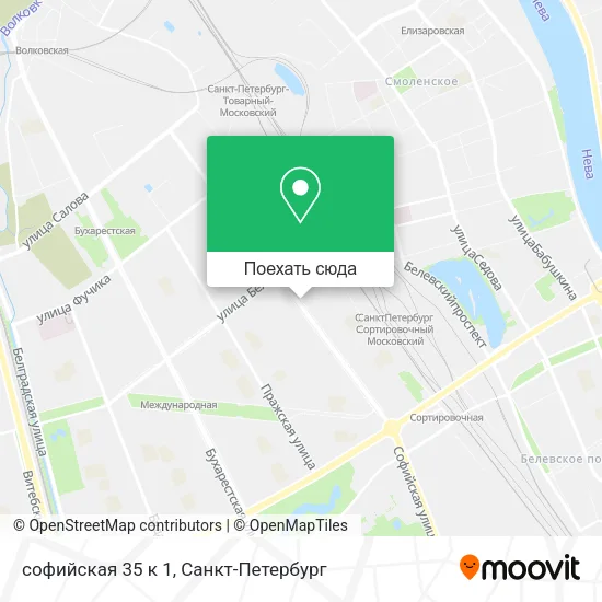 Карта софийская 35 к 1