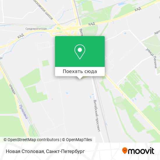 Карта Новая Столовая
