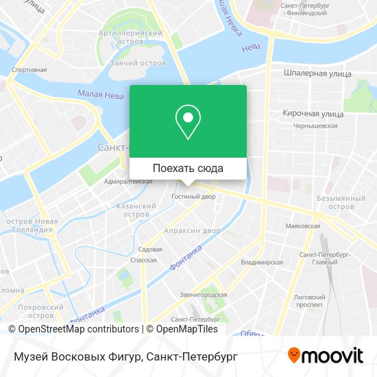 Карта Музей Восковых Фигур