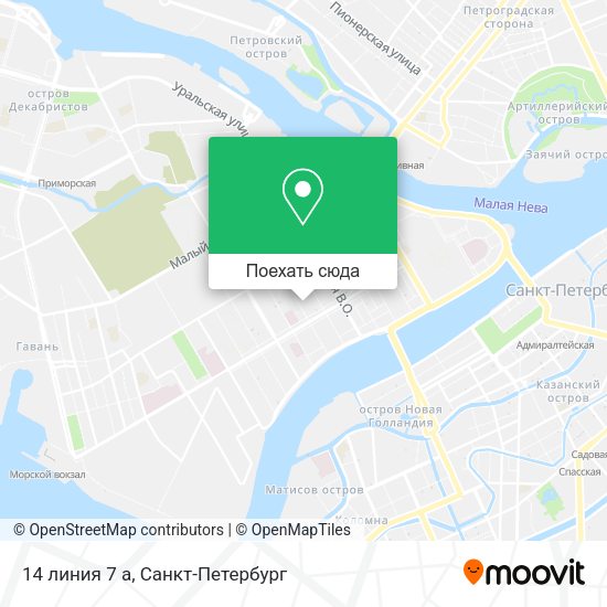 Карта 14 линия 7 а