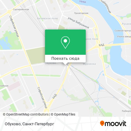 Карта Обухово