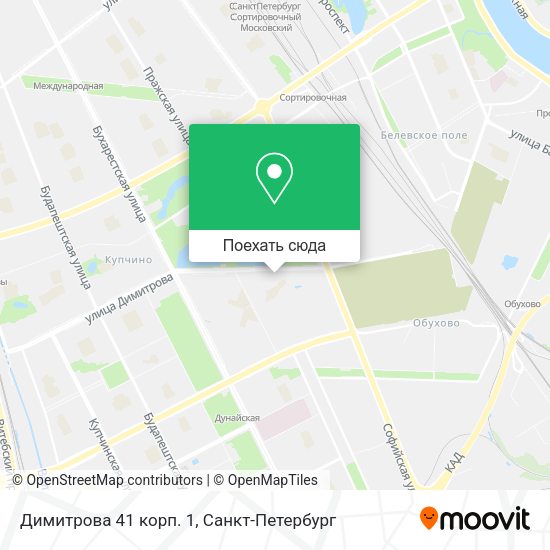 Карта Димитрова 41 корп. 1