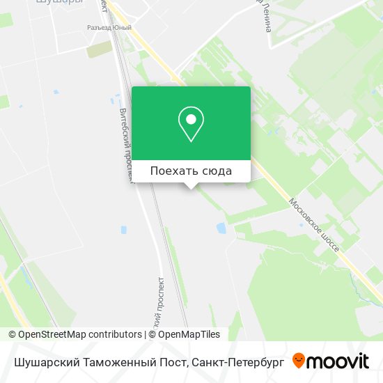 Карта Шушарский Таможенный Пост