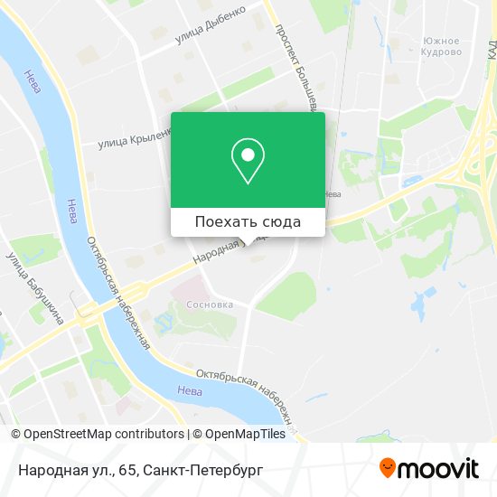 Карта Народная ул., 65