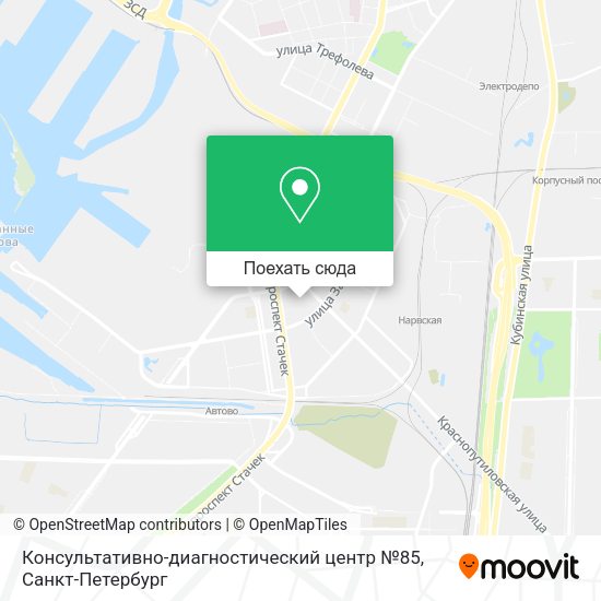 Карта Консультативно-диагностический центр №85