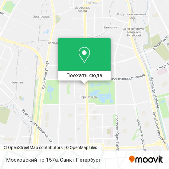 Карта Московский пр 157а