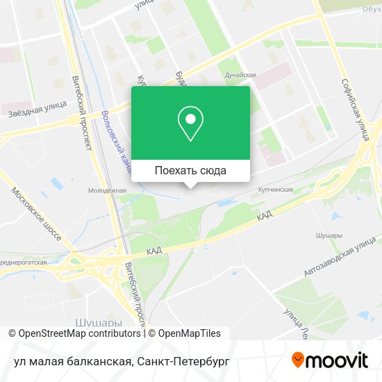 Карта ул малая балканская