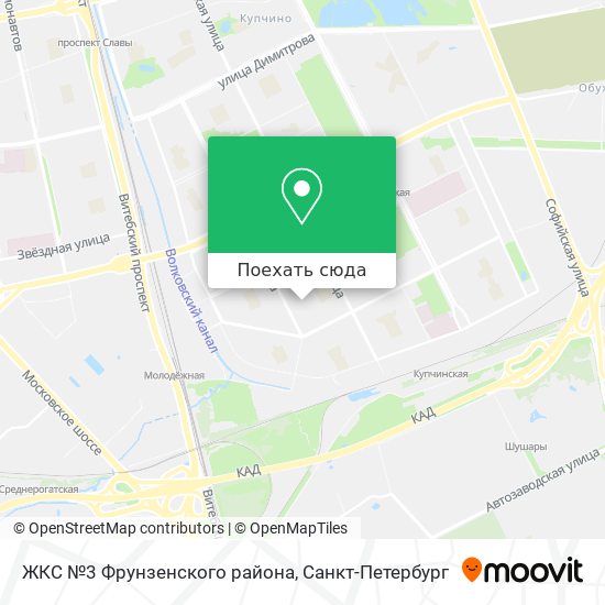 Карта ЖКС №3 Фрунзенского района