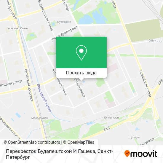 Карта Перекресток Будапештской И Гашека