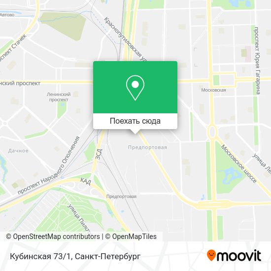 Карта Кубинская 73/1