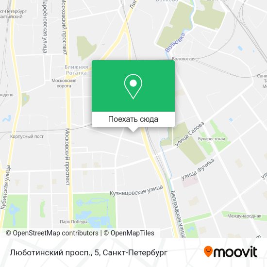 Карта Люботинский просп., 5