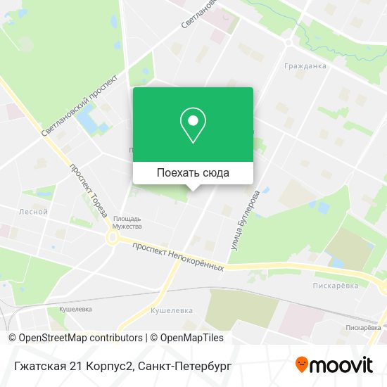 Карта Гжатская 21 Корпус2