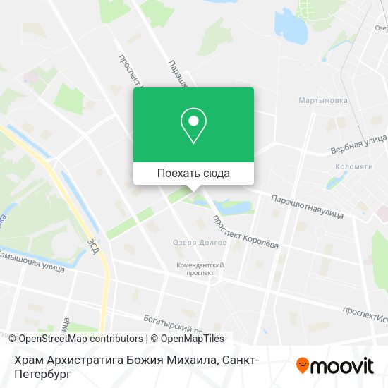 Карта Храм Архистратига Божия Михаила