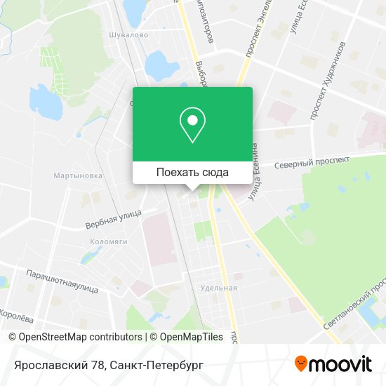 Карта Ярославский 78