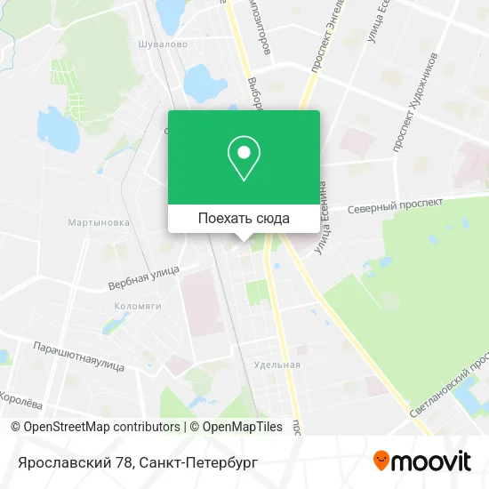 Карта Ярославский 78