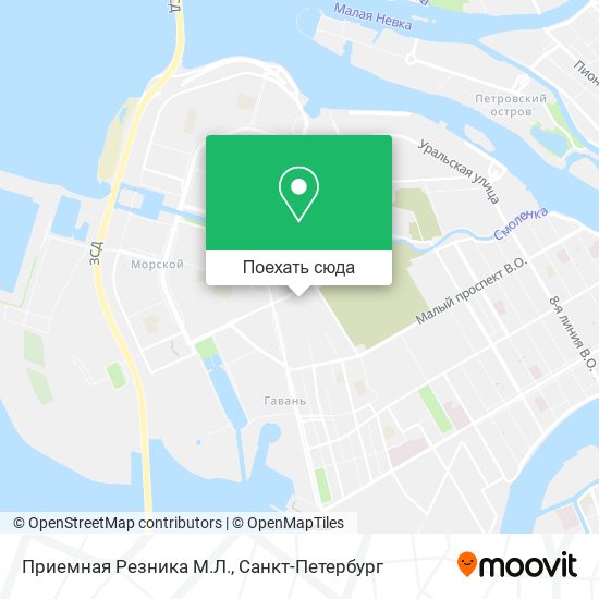 Карта Приемная Резника М.Л.