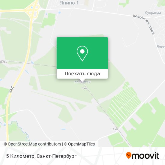 Карта 5 Километр