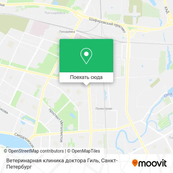 Карта Ветеринарная клиника доктора Гиль