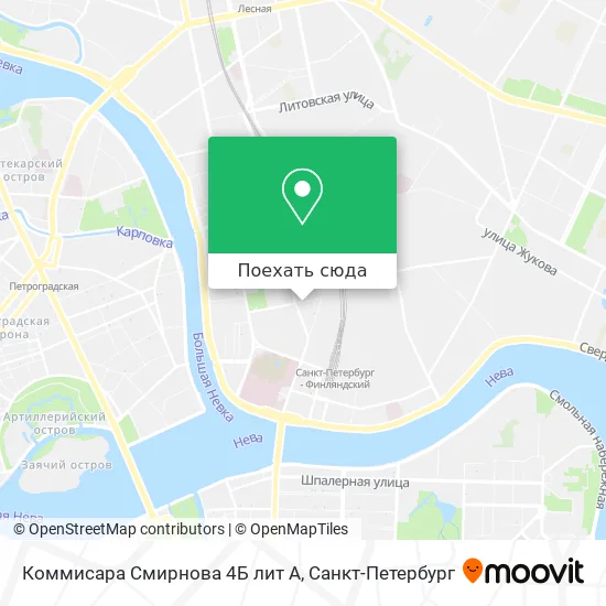 Карта Коммисара Смирнова 4Б лит А