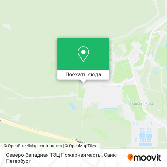 Карта Северо-Западная ТЭЦ Пожарная часть.