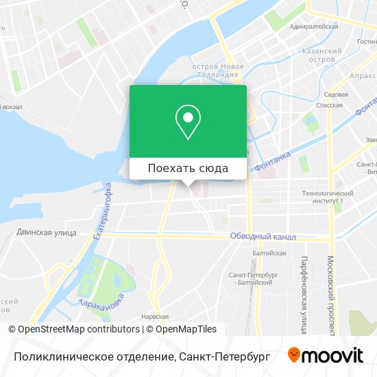 Карта Поликлиническое отделение