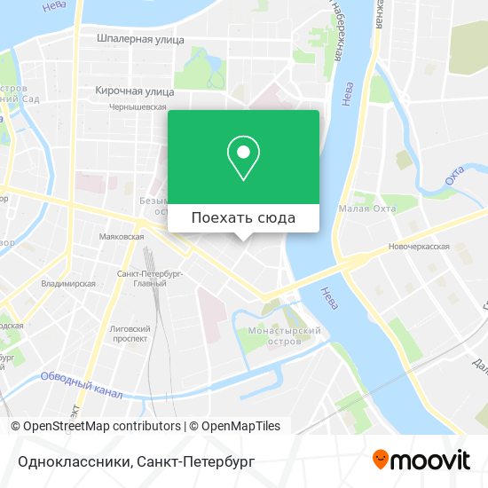 Карта Одноклассники