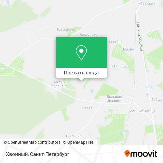 Карта Хвойный