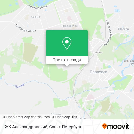 Карта ЖК Александровский