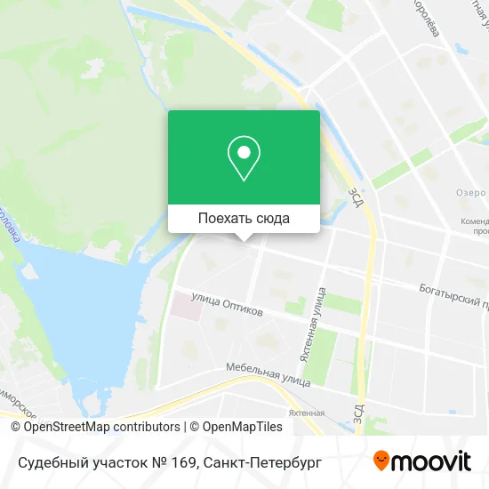 Карта Судебный участок № 169