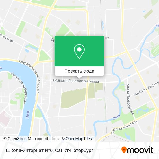 Карта Школа-интернат №6