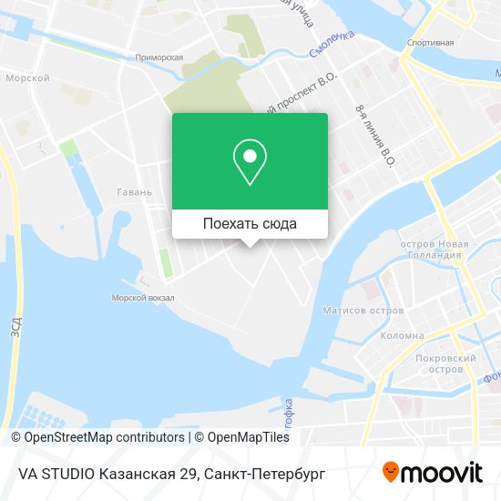 Карта VA STUDIO Казанская 29