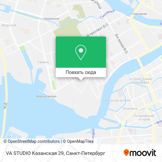 Карта VA STUDIO Казанская 29