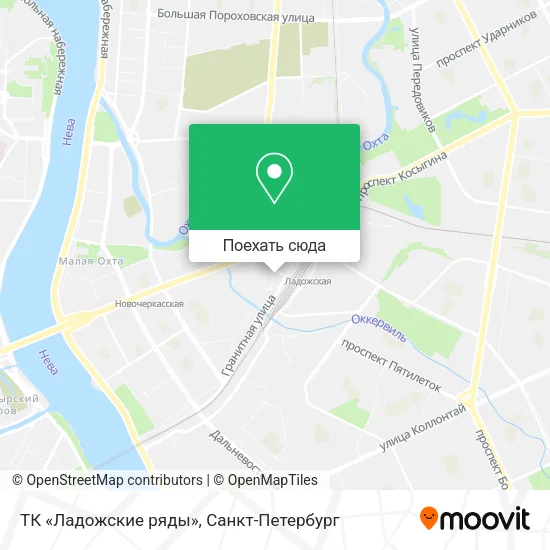 Карта ТК «Ладожские ряды»