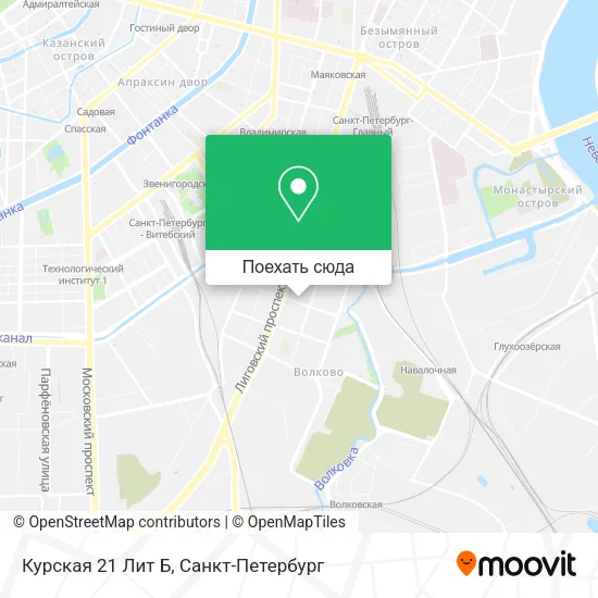 Карта Курская 21 Лит Б