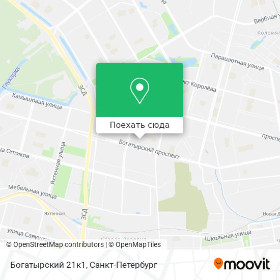 Карта Богатырский 21к1