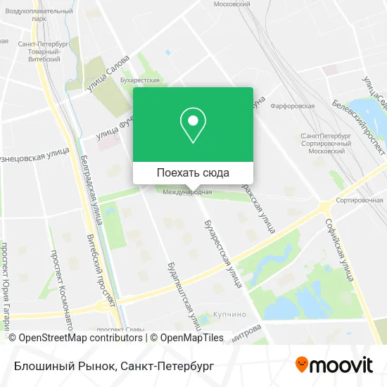 Карта Блошиный Рынок