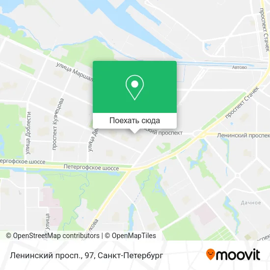 Карта Ленинский просп., 97
