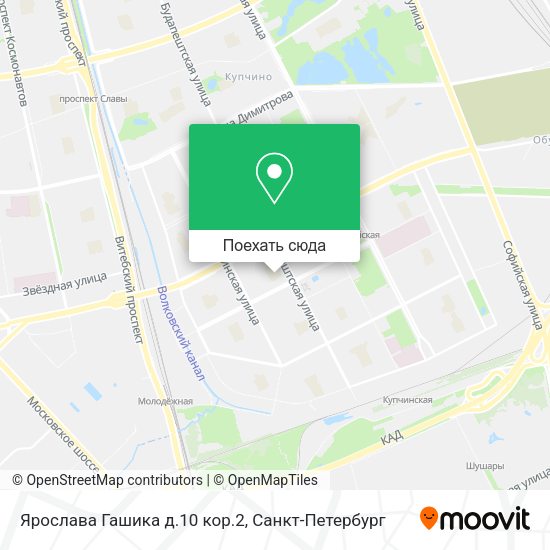 Карта Ярослава Гашика д.10 кор.2