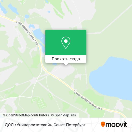 Карта ДОЛ «Университетский»